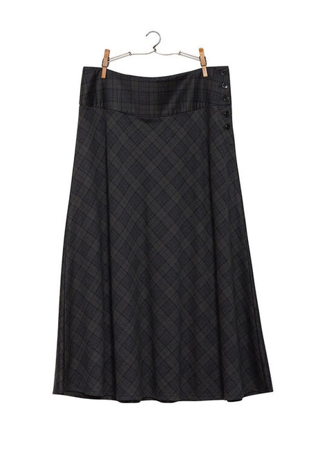 Nygardsanna - Bias Wool Skirt-210227