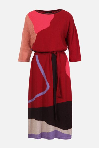 Ivko - Intarsia Dress Fuji Pattern-212544-IV