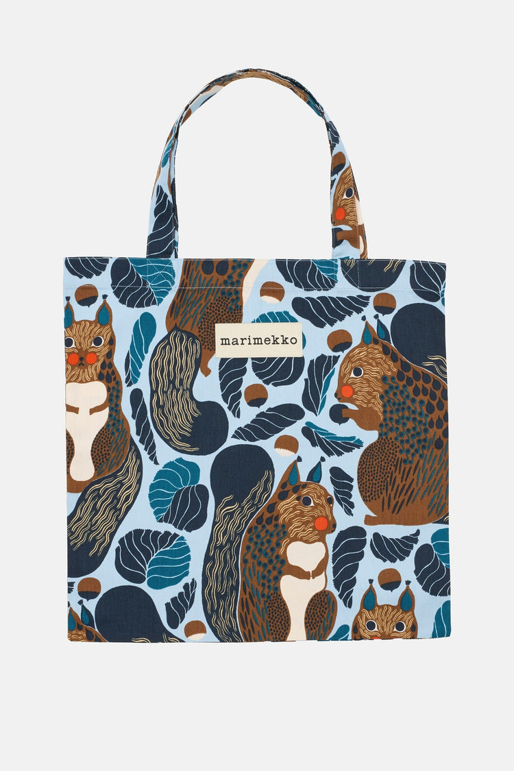 Marimekko - Pieni Kurre Bag 43x44 cm in sky blue, multicolour