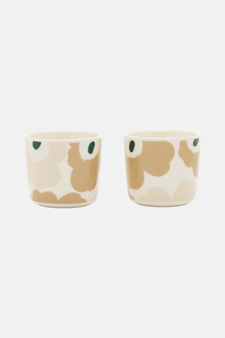 Marimekko - Oiva / Unikko Cup w/o Handle 2pcs 2 dl in white