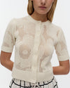 Marimekko Leikki Unikko Knitted Pullover in off white