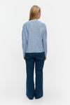 Marimekko Pulputus Unikko Knitted Pullover in blue