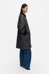 Marimekko - Eepos Piirto Unikko Coat in black, dark blue