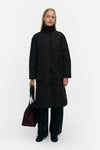 Marimekko - Kolppi Piirto Unikko Coat in black