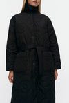 Marimekko - Kolppi Piirto Unikko Coat in black