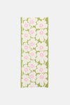 Marimekko Fiore Unikko Scarf in off white, green, light pink