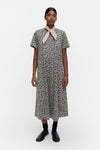 Marimekko - Pisteinen Unikko Dress - Grey Melange in grey melange, grey