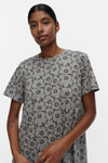 Marimekko - Pisteinen Unikko Dress - Grey Melange in grey melange, grey