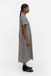 Marimekko - Pisteinen Unikko Dress - Grey Melange in grey melange, grey