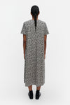 Marimekko - Pisteinen Unikko Dress - Grey Melange in grey melange, grey