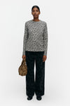 Marimekko - Sekunti Unikko Top in grey melange, grey