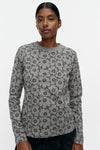 Marimekko - Sekunti Unikko Top in grey melange, grey