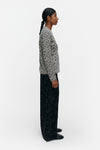 Marimekko - Sekunti Unikko Top in grey melange, grey