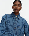 Marimekko - Maridenim Näkemys Unikko Dress in mid indigo