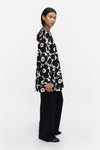 Marimekko - Kevät Unikko Jersey Tunic in black, off white