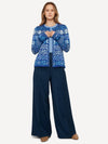 Oleana - Flower and Flounce Cardigan - 343