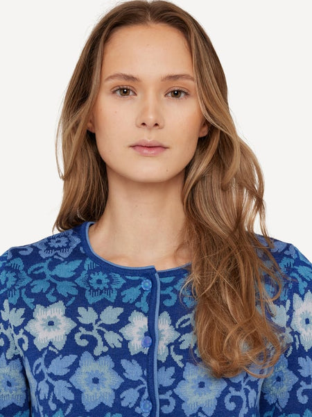 Oleana - Flower and Flounce Cardigan - 343