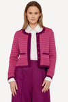 Oleana - Poised Plaid Cardigan - 653