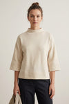 By Basics - Sweat with Wide 3/4 Sleeve - 14020