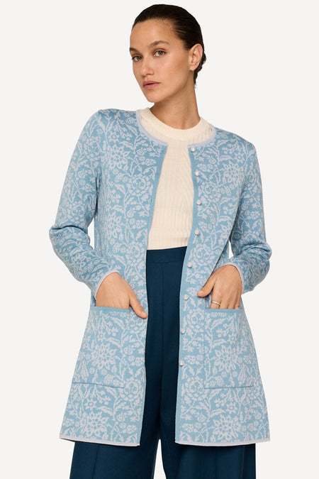 Oleana - Long Signe Cardigan - 819