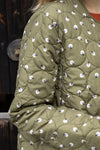 Danefæ  - Daneland AOP Thermo Jacket Olive LILFLUFFERS