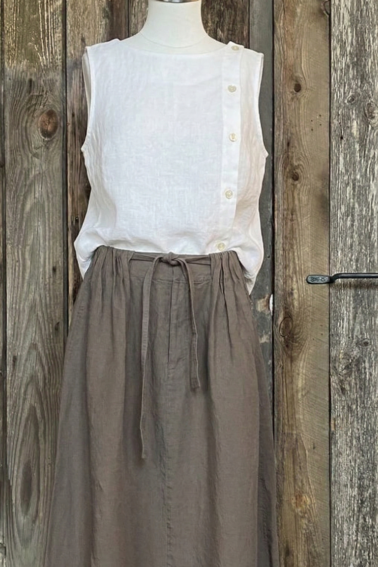 Nygardsanna - Button Top - 260120