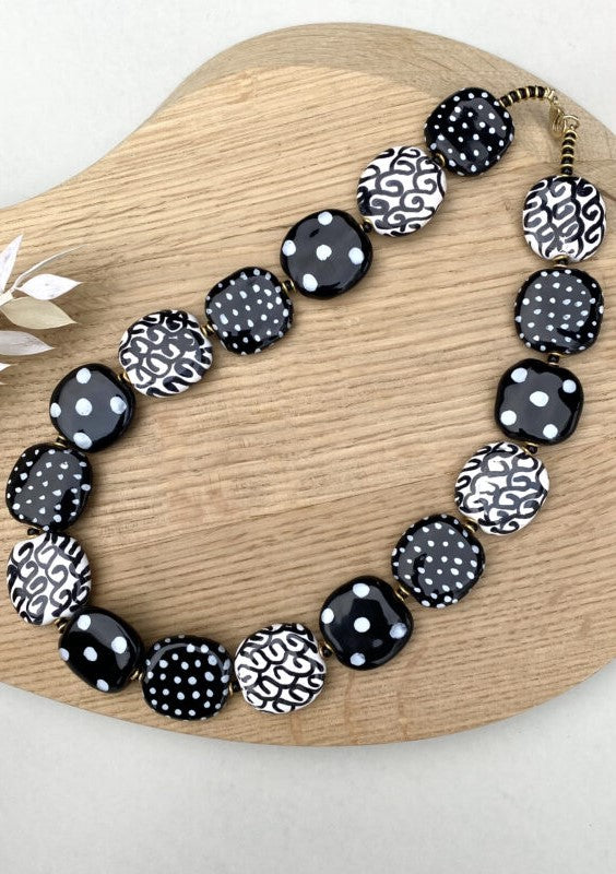 Kazuri - Pebbles - Monocrom