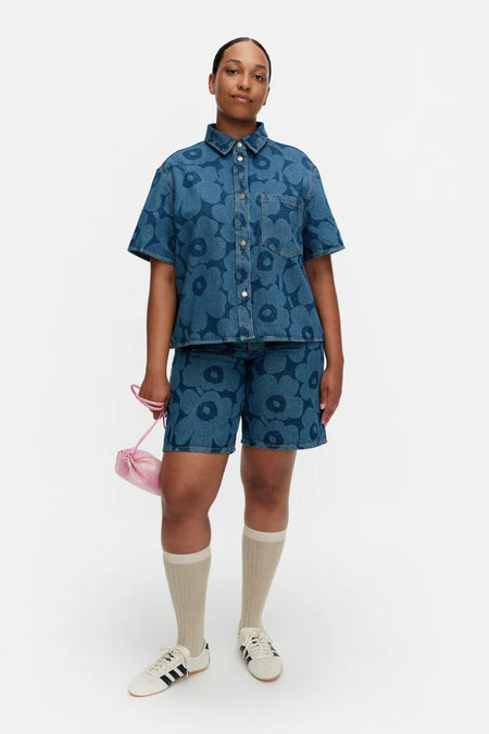 Marimekko - Maridenim Marssi Unikko Jean Shorts