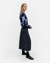Marimekko Harhautus Unikko Knitted Cardigan in dark blue, blue