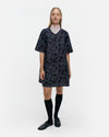 Marimekko Kukkiva Piirto Unikko Dress in dark blue, light blue