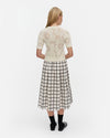 Marimekko Leikki Unikko Knitted Pullover in off white