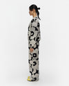 Marimekko Leiot Unikko Kioski Sweatshirt in black, off white