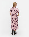 Marimekko Pisteinen Unikko Dress in light pink, dark purple