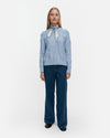 Marimekko Pulputus Unikko Knitted Pullover in blue