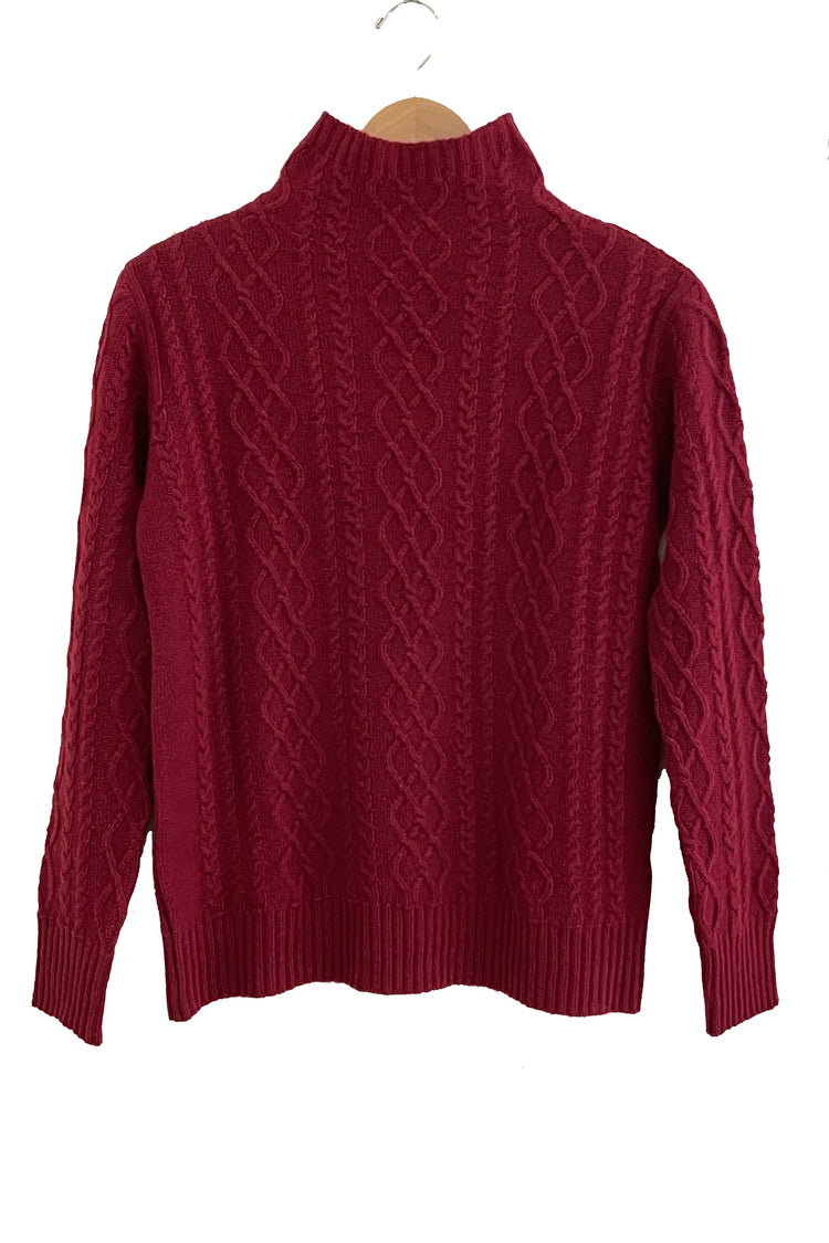 Heidekonigin - Cable Knit Sweater - 41949