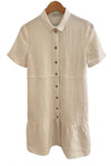 Dunque - Buttoned Dress - 826323