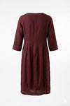 By Basics - Dress long with pleats - 11020