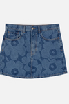Marimekko - Maridenim Ruudut Unikko Skirt