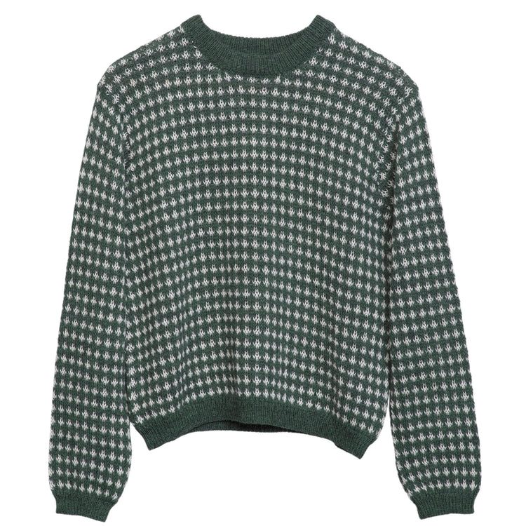 Serendipity- Alpaca Pattern Sweater - W132