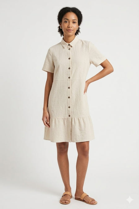 Dunque - Buttoned Dress - 826323