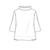 By Basics - Sweat with Wide 3/4 Sleeve - 14020