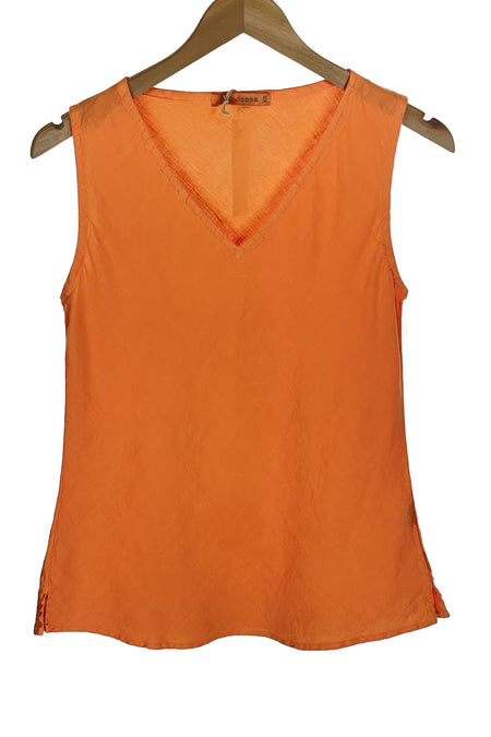 Cut Loose - V-Neck Bias Top-4405103